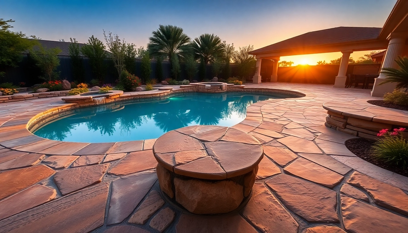 Transform your outdoor living space with stunning hardscapes & pools that enhance your backyard's beauty.