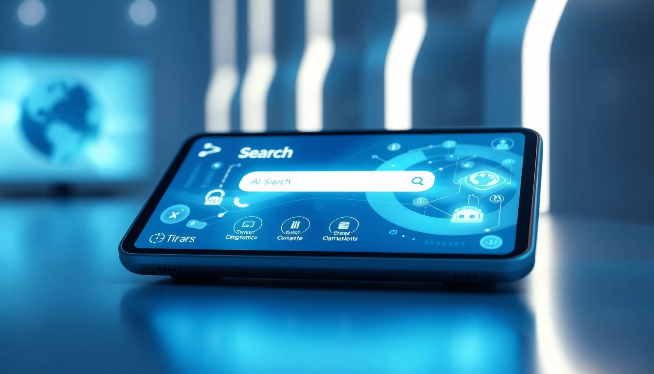 Experience the seamless AI search revolution with an intuitive interface showcasing advanced features.