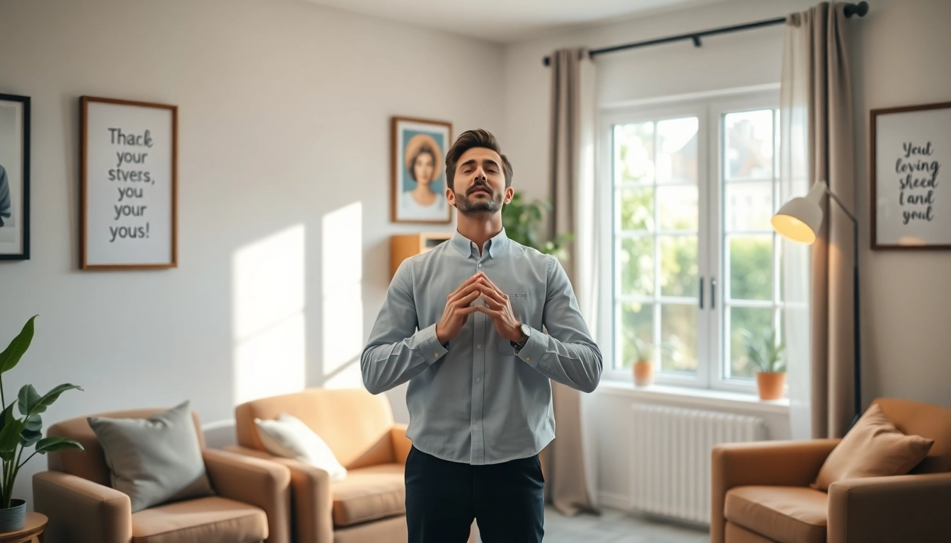 Guided session focusing on dealing with stress in a calming environment.