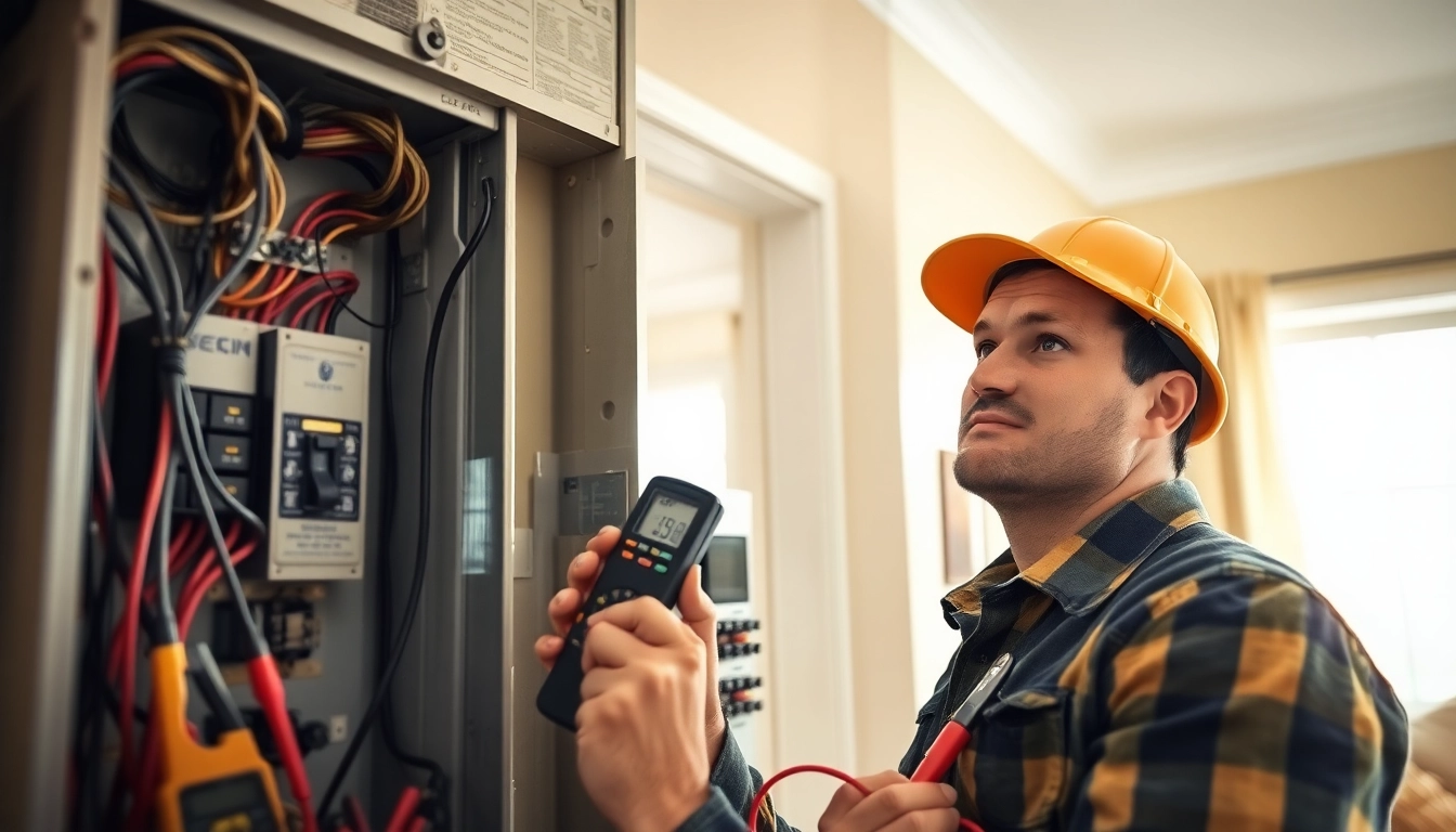 Technician upgrading an Electrical Panel Clearwater for enhanced home safety and efficiency.