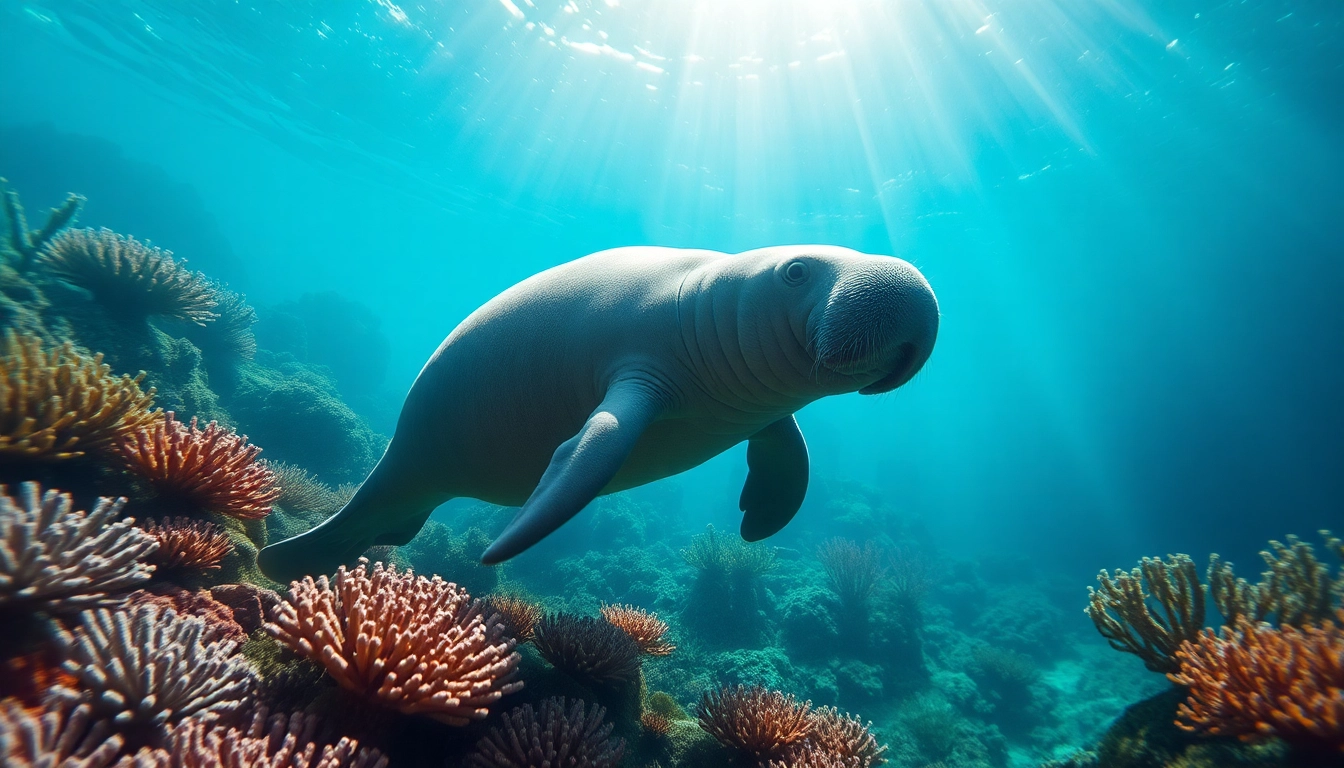 Observe manatees Puerto Rico swimming peacefully in crystal-clear waters.