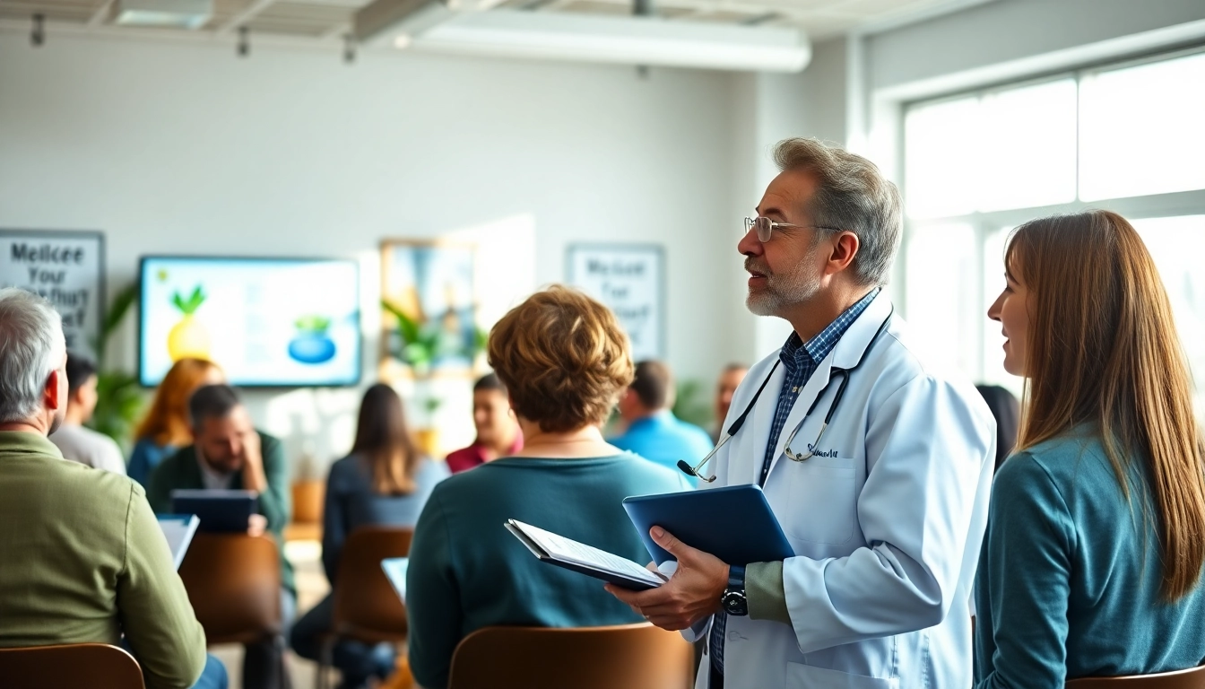 Engaging discussion on medical weight loss programs near me in a seminar setting.