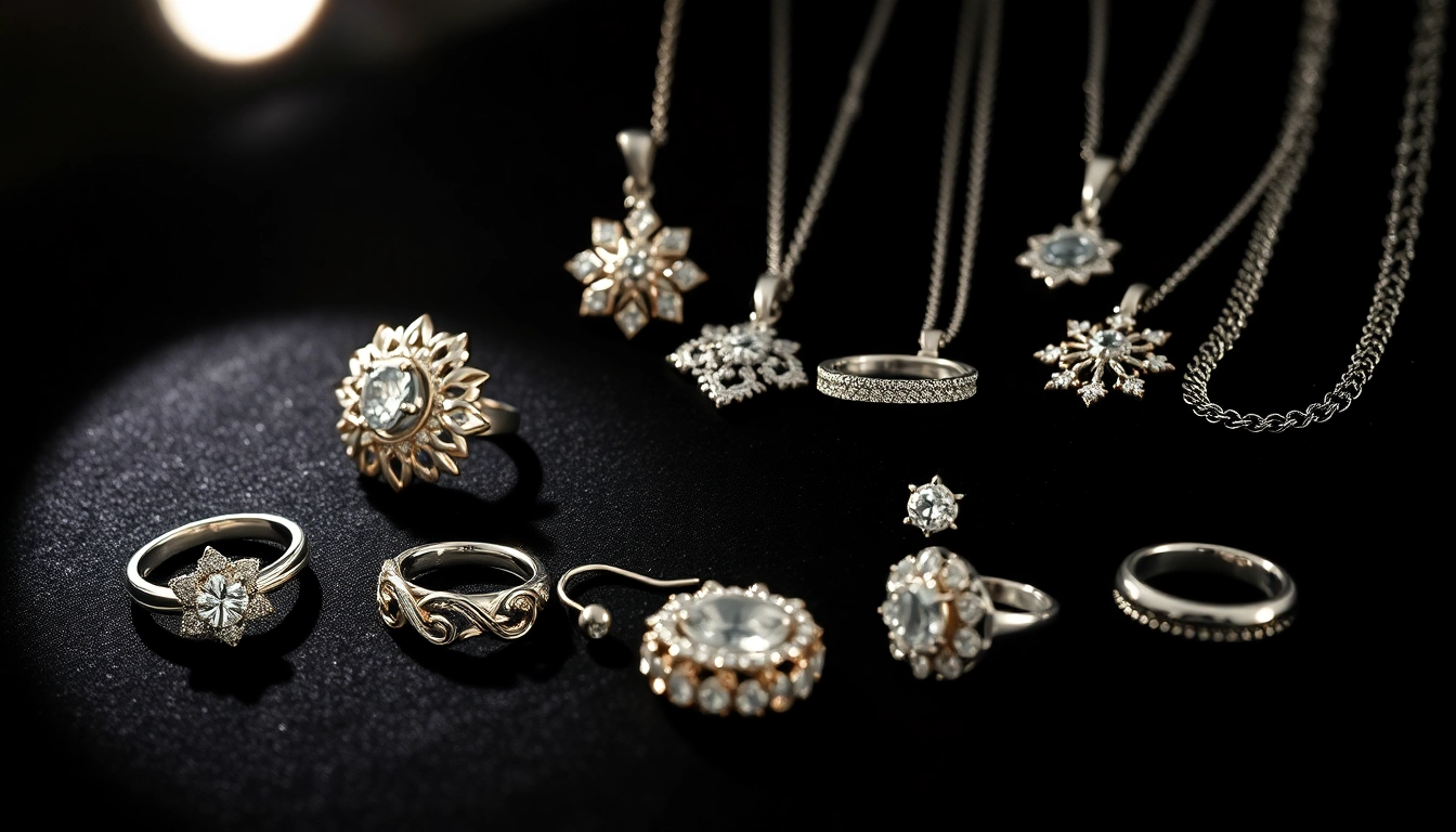 Showcase dazzling silver jewelry featuring intricate designs and high-quality craftsmanship.