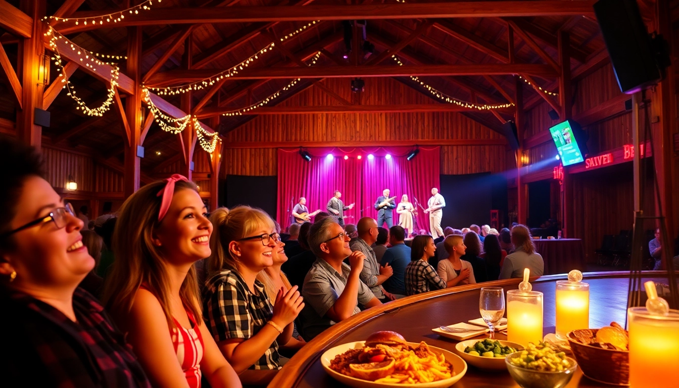 Experience the excitement of firelight barn dinner theater with lively performances and delicious BBQ meals.