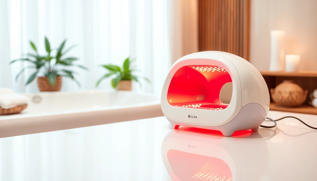Enhance your skin with the quasar red light therapy device designed for effective rejuvenation.